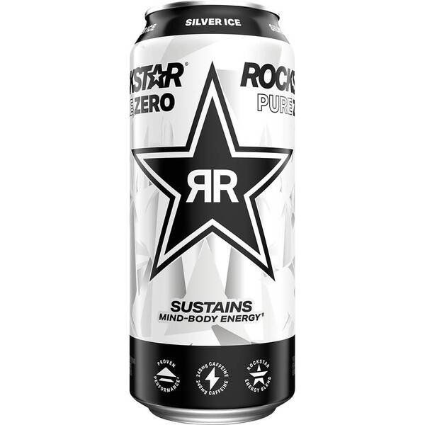 Rockstar Pure Zero Silver Ice Image Of Rockstar Pure Zero Silver Ice SKU: 197261